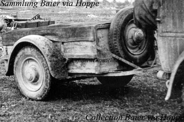 Anhnger 1-Achs (o) an Kfz 17, Baier via Hoppe