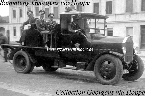 Benz 1 CN Pol-18149, Feuerlsch-Polizei, Georgens via Hoppe