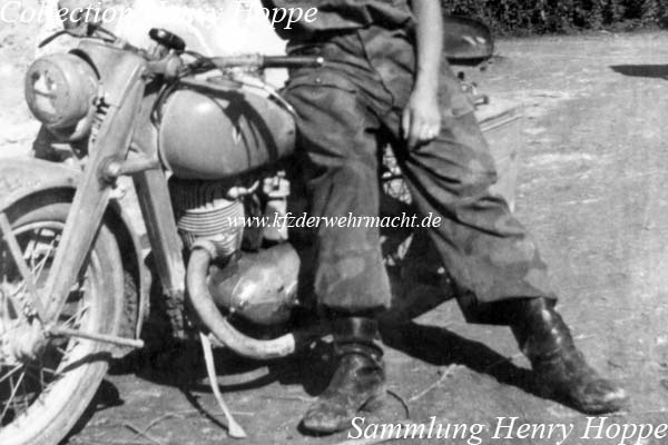 DKW NZ 350-1, links, Italien Frhjahr 44, Hoppe