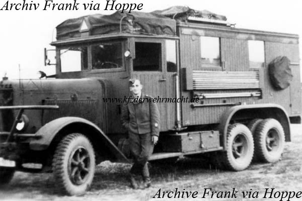 Henschel 33 G1 Kfz 72 FernschrKw, Frank via Hoppe