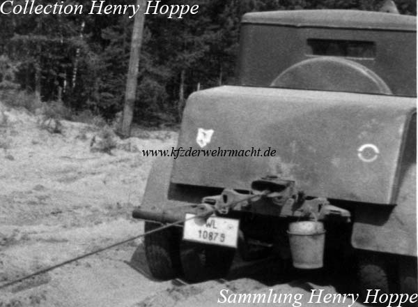 Henschel 5 G Zugmaschine Rückseite, Hoppe