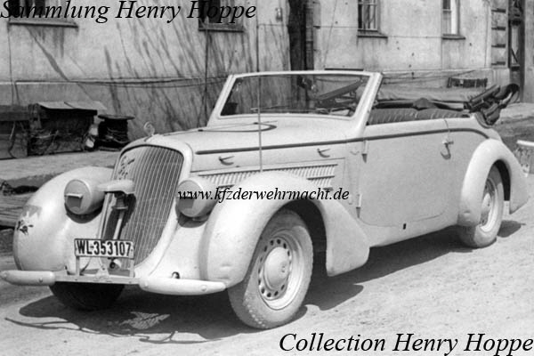 Steyr 220 Cabrio WL-353107, Stab III-StG 77, Sammlung Hoppe