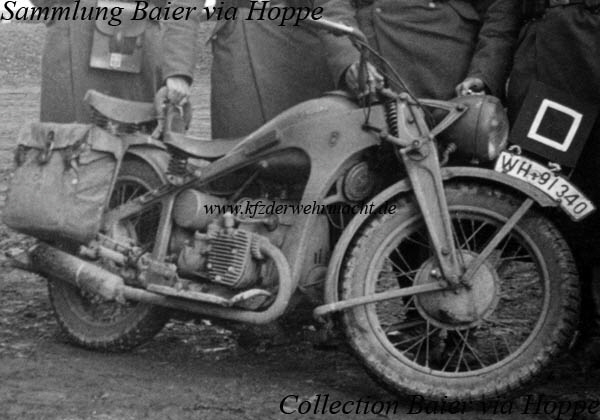 Zndapp K 500 W Solo-Krad WH-91340, Baier via Hoppe