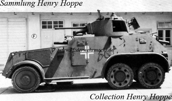 Landsverk 180 Panzerwagen Beute, Hoppe