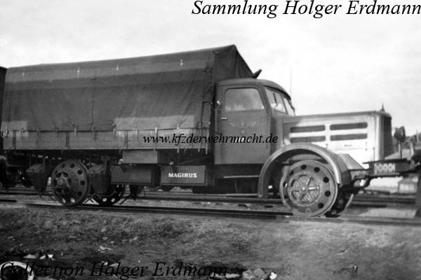 Magirus L 365 schienengngig, Tschodowo-Tossno, Erdmann