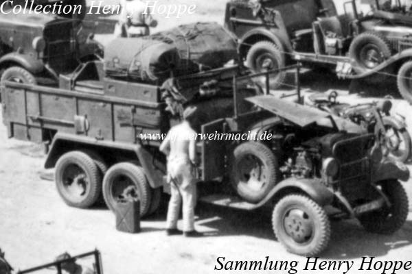 Mercedes G3a Pionier-Kw III bei WH, Hoppe