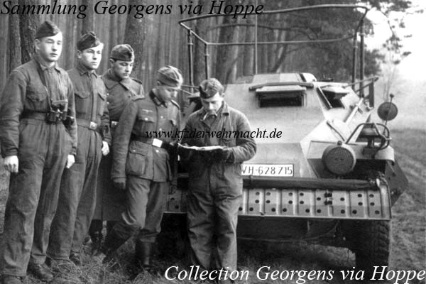 SdKfz 223 4. Serie WH-628715, PzAA 580, Georgens via Hoppe