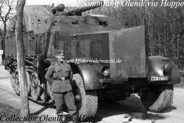SdKfz 9 Fla-SFL 8,8cm, Olenik via Hoppe